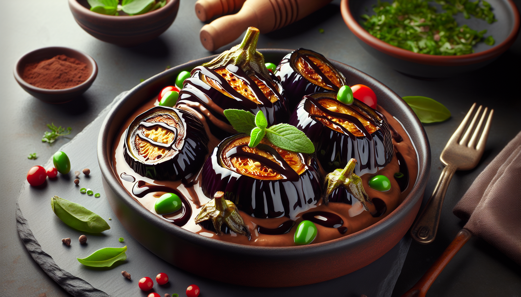 melanzane al cioccolato